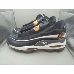 Reebok The Answer DMX 10th Anniversary Mens 15 Black White Metalic Gold 39577